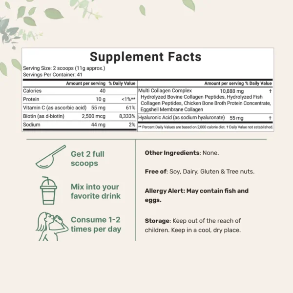 Multi Collagen Peptides Powder - Image 4