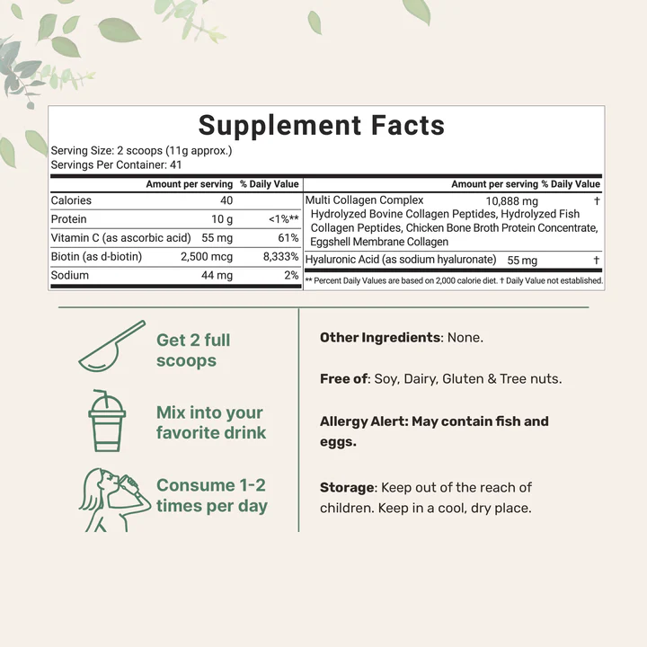 Multi Collagen Peptides Powder - Image 4
