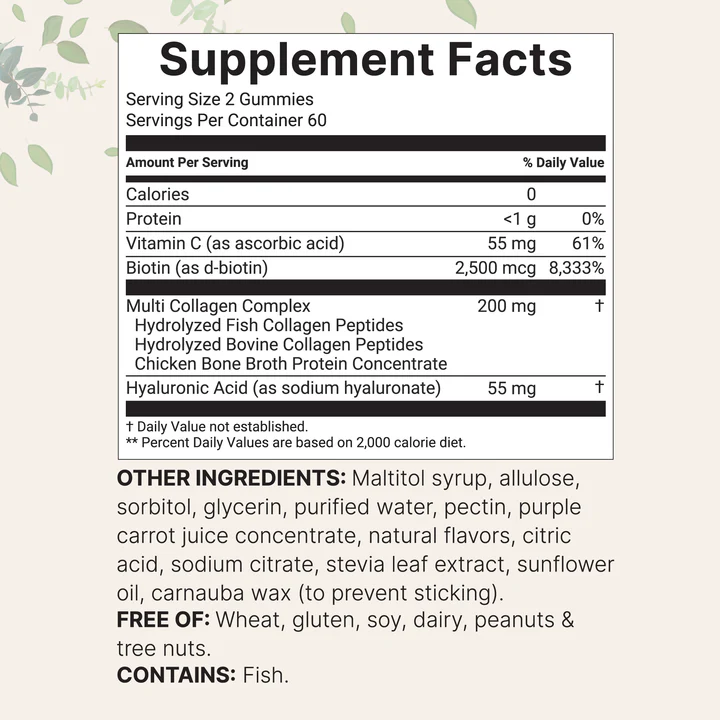 Micro Ingredients Multi Collagen Peptides Gummy - Image 5
