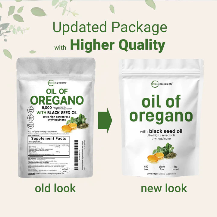 Micro Ingredients Oregano Oil with Black Seed Oil - Image 2